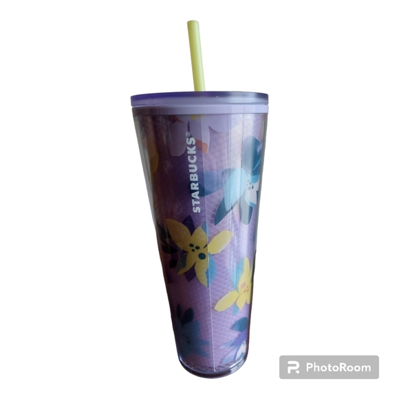 Starbucks Spring Flower Venti Tumbler 24oz. NEW - Picture 1 of 9